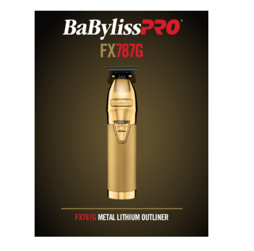 babylisspro fx787g goldfx outlining hair trimmer
